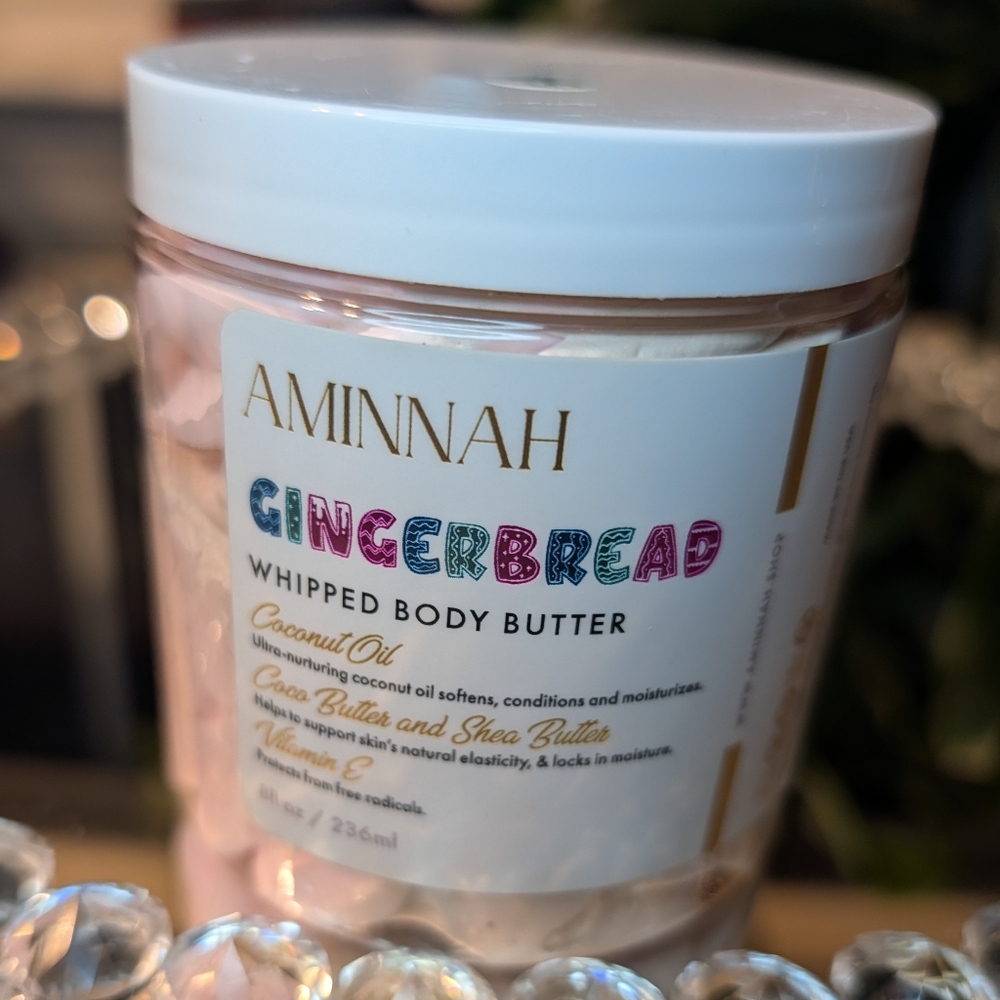 Aminnah Gingerbread Whipped Body Butter New
